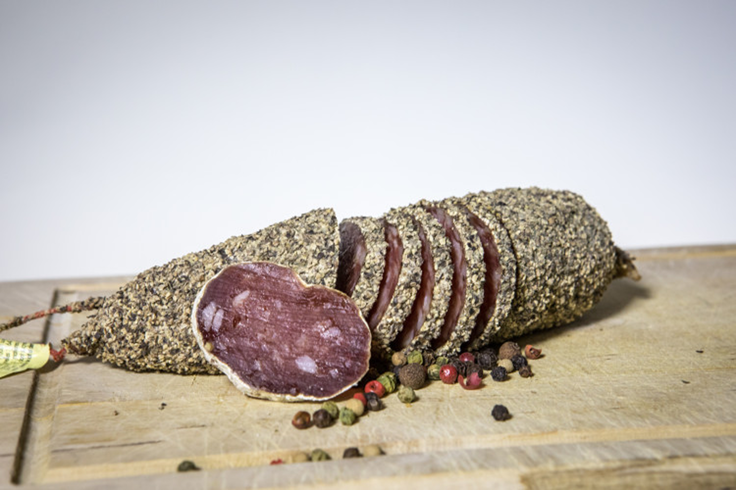 Lot de saucissons artisanaux proposé dans le cadre de l’action commerciale